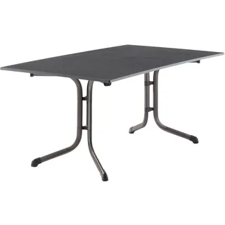 Sieger Boulevard-Klapptisch 165 x 95 x 73 cm eisengrau/Schieferdekor Anthrazit