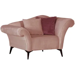 Sessel , Rosa, Dunkelrosa , Metall , Füllung: Polyester , 138x83x85 cm , Stoffauswahl , Wohnzimmer, Sessel, Sonstige Sessel