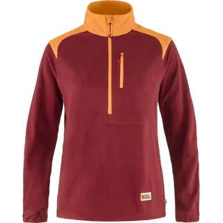 Fjallraven 84785-347-206 Vardag Lite Fleece W/Vardag Lite Fleece W Sweatshirt Damen Bordeaux Red-Spicy Orange Größe M