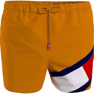 Tommy Hilfiger Herren Badehose SF Medium Drawstring Lang, Orange (Rich Ochre), M