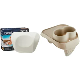 Intex Getränketablett Beige 26 x 22 x 18 cm