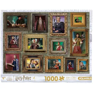 Aquarius Harry Potter Hexen & Zauberer 1000 Teile Puzzle (1000 Teile Puzzle) – blendfrei – präzise Passform – Offiziell lizenziertes Harry-Potter-Merchandise-Produkt und Sammlerstücke – 50,8 x 71,1 cm