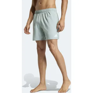 adidas ESSENTIEL SHORTS 5IN/ kurze Länge Herren, Badeshorts hellgrau/weiß hellgrau/weiß L,