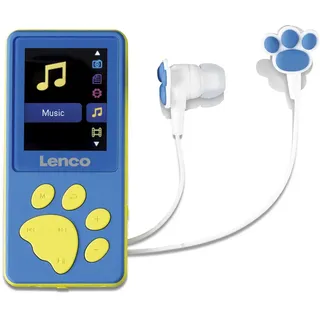 Lenco Xemio-560 MP4-Player 8GB Speicher LCD-Bildschirm blau