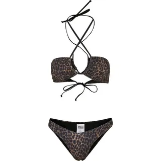 URBAN CLASSICS AOP Hot V Bikini Brownleo, M