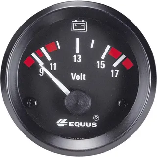 EQUUS Fahrzeug Werkzeug, Kfz Einbauinstrument Voltmeter