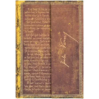 Paperblanks Hardcover Notizbuch Verne, Reise um die Erde Mini Liniert