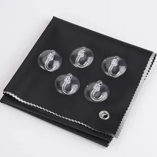 Verdunkelndes Rollo für Dachfenster - Thermo Sonnenschutz mit silberner Beschichtung, ohne Bohren, 60 x 135 cm