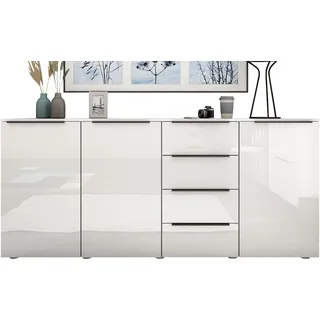 borchardt Möbel Highboard 200 x 93 x 35 cm weiß