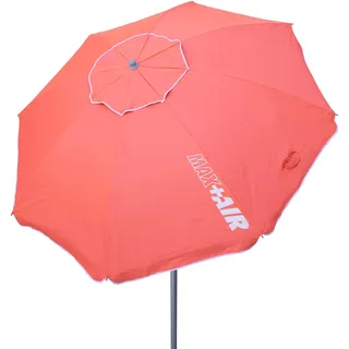 Aktive 62244 - Coral Faltbarer Winddichter Strandschirm Ø200, Mit Silberbeschichtung und UV 50 Schutz, Strandwindschutz, Großer Sonnenschirm, Strandschirm, Strandschirme
