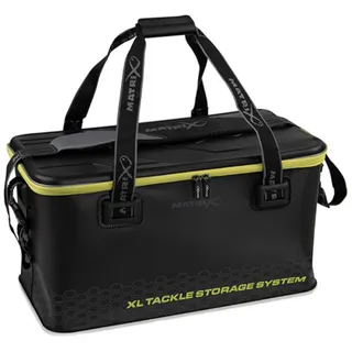 MATRIX FISHING Matrix Eva Xl Tackle Storage System Loaded Angelgeräte Tasche - Black / Lime - One Size