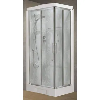 Novellini Neu Holiday A90 Hammam 90x90cm Kabine Sauna Hydro Mechanisch Aqua
