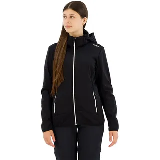 CMP Zip Hood 32a0456 Softshelljacke - Black - 2XL