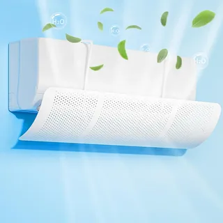 DYBOHF Universal-Windabweiser für Klimaanlage, verstellbar, für Klimaanlage, kalt/warm, für zu Hause/Büro, ältere Menschen, Babys, schwangere Frauen