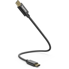 Bild USB-Ladekabel USB 2.0 USB-C® Stecker, USB-C® Stecker 0.2m Schwarz