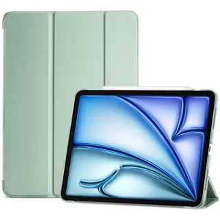 ProCase Hülle iPad Air 11 Zoll M4/M3/M2 / 10,9 Zoll 4./5.Gen Grün | Passend für Apple-Stift, magnetische Auto Sleep/Wake, dünnes leichtes Design