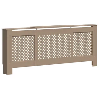 vidaXL MDF Heizkörperverkleidung 205 cm - Braun