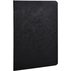 Clairefontaine 733161C Heft (DIN A5, 14,8 x 21 cm, gebund Age Bag liniert, 48 Blatt) 1 Stück schwarz