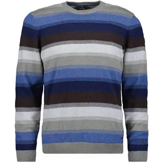 RAGMAN Rundhalspullover, grau