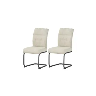 xonox.home Schwingstuhl-Set Frieda Polyester Creme 2