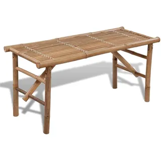 vidaXL Gartenbank Klappbar 118 x 38 x 45 cm Braun