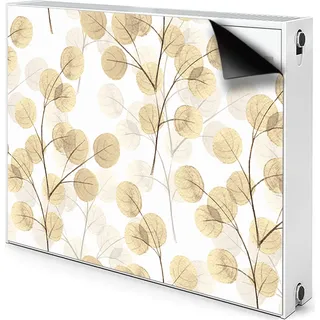 Magnet Heizkörperabdeckung Heizkörperverkleidung Verkleidung Abdeckung 80x60 cm - Zweige, mit Blättern
