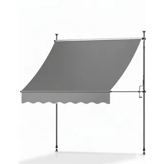 Sol Royal Klemmmarkise 200 x 0 cm Anthrazit Polyester