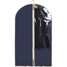 House Collection Kleiderschutzhülle, 60 x 100 cm, Blau, aus TNT, für Kleidung, Kleidung mit Reißverschluss, Abdeckungen für Smoking, Jacke, Blusen, Frauen
