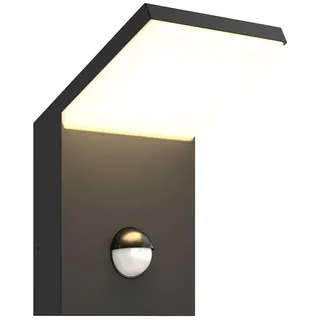 Lucande LED Wandleuchte aussen mit Bewegungsmelder, Wandlampe IP54 Außenleuchte Sensor 7,9W 680lm Außenwandleuchte Garten Balkon Terrasse