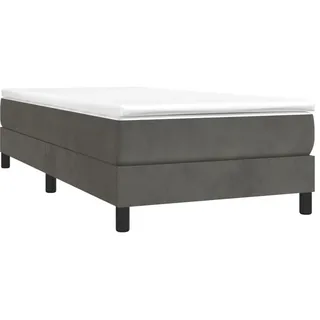 vidaXL Boxspringbettgestell 100 x 200 cm Grau