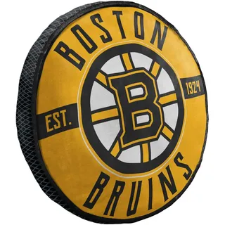 Northwest NHL Boston Bruins Unisex-Erwachsene, rundes Wolken-Kissen, 38,1 cm, Teamfarben