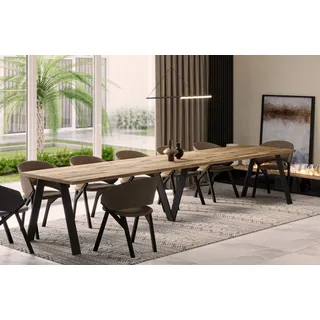 endo-moebel Esstisch Lungo ausziehbar bis 405 cm Esszimmer, Tische, Esstische