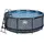 Stone Pool 360 x 122 cm inkl. Filterpumpe, Abdeckplane, Poolleiter, Reparaturset