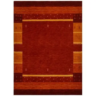 Cazaris Orientteppich , Rot , Textil , Bordüre , rechteckig , 80x200 cm , Care & Fair, AZO-frei , Teppiche und Böden, Teppiche, Orientteppiche