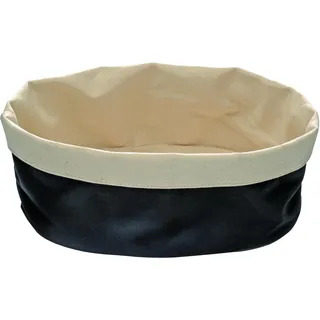 APS Runder Brotkorb Baumwolle Schwarz/Beige