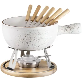 Mäser Käsefondue Set, Steinzeug Pintar Creme