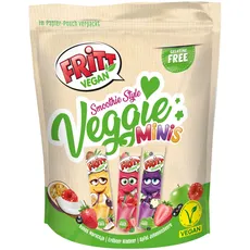 FRITT Vegan Smoothie Style-Mix Minis 135g, 100% Vegan, Mini Kaubonbon-Streifen für alle Smoothie Lover