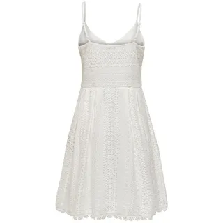 Only Kleid Minikleid Weiß 34
