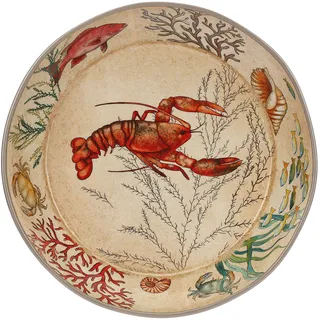 Nador Sea Life Spaghetti-Schale aus 100% Melamin, Ø 37 cm, Nylon/A