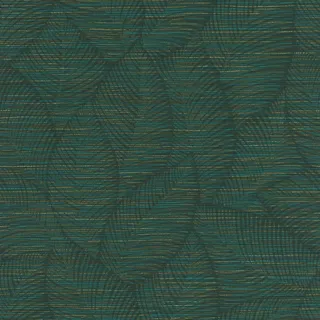 Rasch Textil Rasch Tapeten 866827 - Vliestapete mit Blättern in Dunkelgrün aus der Kollektion Symphony - 10,05 m x 0,53 m (LxB)