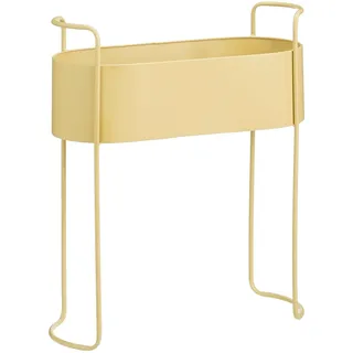 MICA Decorations Blumentopf Moritz - 55x24x65 cm - Eisen - Beige