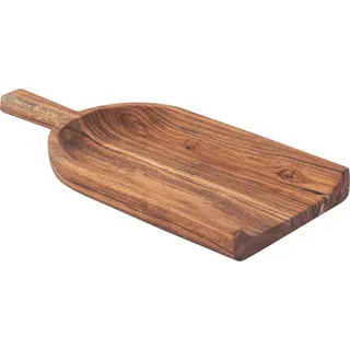 Holzschaufel Deko Schaufel Holz 45x20cm Schale Akazie massiv Servierbrett