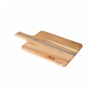 Mastrad Schneidebrett aus Holz – faltbar – großes Format – 42 cm x 20 cm x 1,2 cm, Akazie, Braun