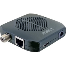 SCHWAIGER DSRD0100 SAT-Dongle Digitale Fernsehsignale über Ethernet Fernseherempfänger WLAN Transmitter TV-Receiver 18W DVB-S2 schwarz