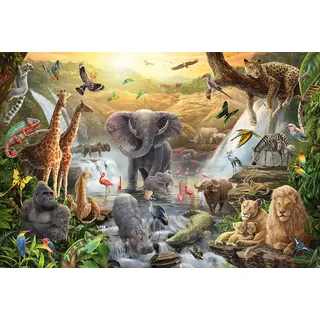 Schmidt Spiele Tiere in Afrika Kinderpuzzle Standard 60 Teile