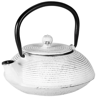 LACOR 68667 Teekanne Eisen Geschmolzen Weis 0, 5 L, Gusseisen, Ivory, 16 x 15 x 9 cm
