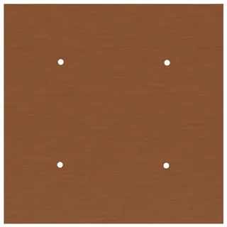 Creative Cables Rose-one System Square Cvfq404f108 Satiniertes Kupfer Dibond-paneel - Brown - 400 mm