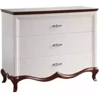 Kommode Weiß Holz Design luxus 114x46.5x90.2 JVmoebel - Weiß