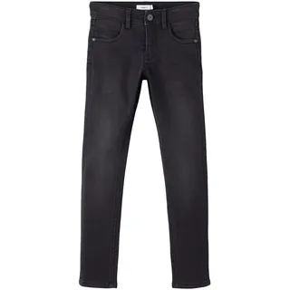 NAME IT Jungen Nkmsilas Dnmtax Pant Noos Hose, Black Denim, 134