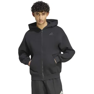 Adidas Kit Small Logo Reißverschlusspullover - Black - L - Regular